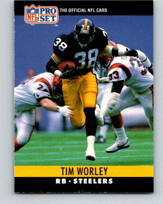1990 Pro Set #274 Tim Worley Mint Pittsburgh Steelers  Image 1