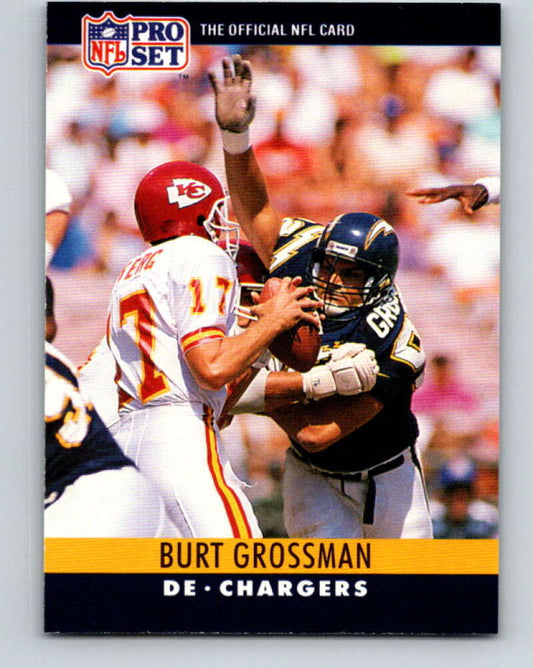 1990 Pro Set #279 Burt Grossman Mint San Diego Chargers  Image 1
