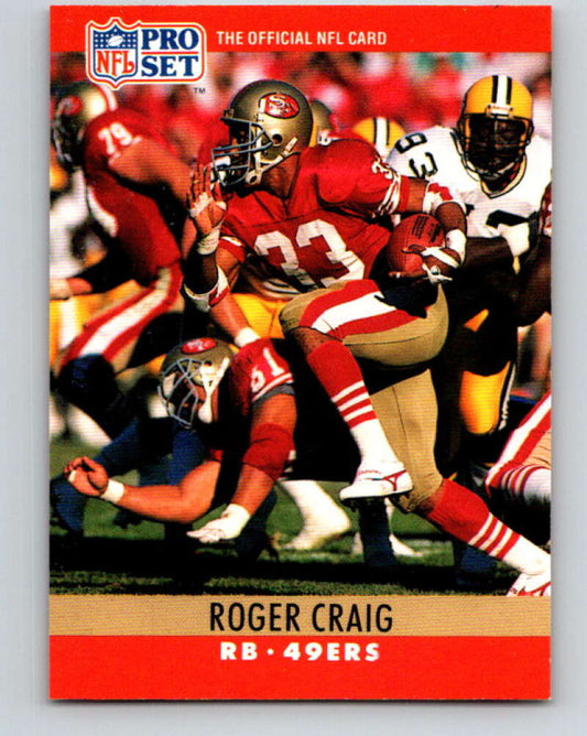 1990 Pro Set #287 Roger Craig Mint San Francisco 49ers