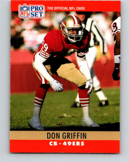 1990 Pro Set #288 Don Griffin Mint San Francisco 49ers  Image 1