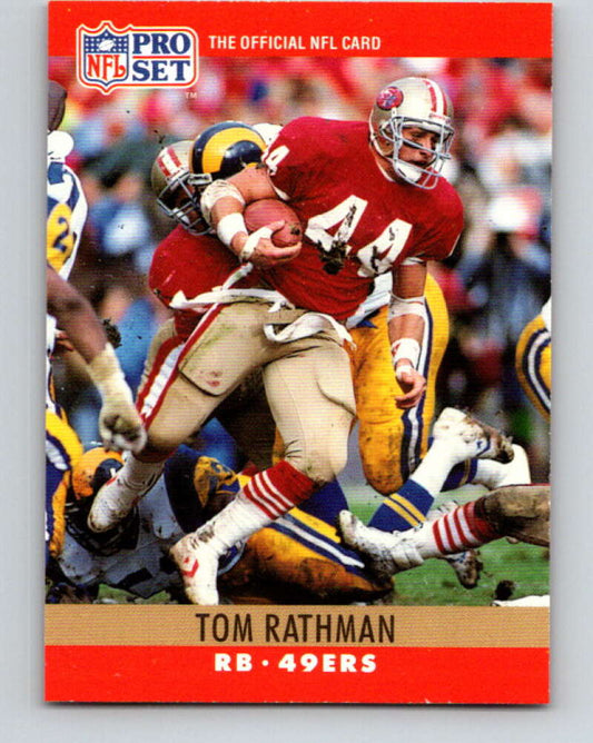 1990 Pro Set #294 Tom Rathman Mint San Francisco 49ers  Image 1