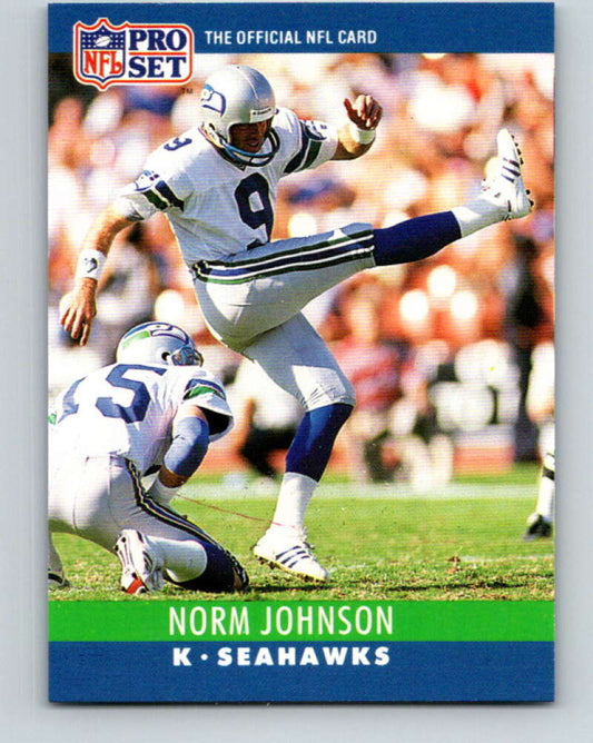 1990 Pro Set #302 Norm Johnson Mint Seattle Seahawks  Image 1