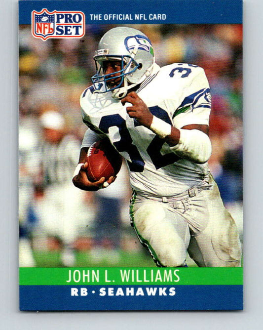 1990 Pro Set #306 John L. Williams Mint Seattle Seahawks  Image 1