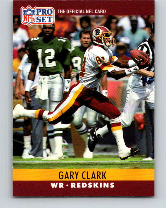 1990 Pro Set #321 Gary Clark Mint Washington Redskins  Image 1