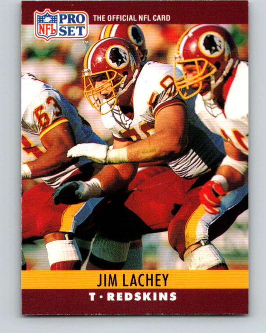 1990 Pro Set #324 Jim Lachey Mint Washington Redskins  Image 1