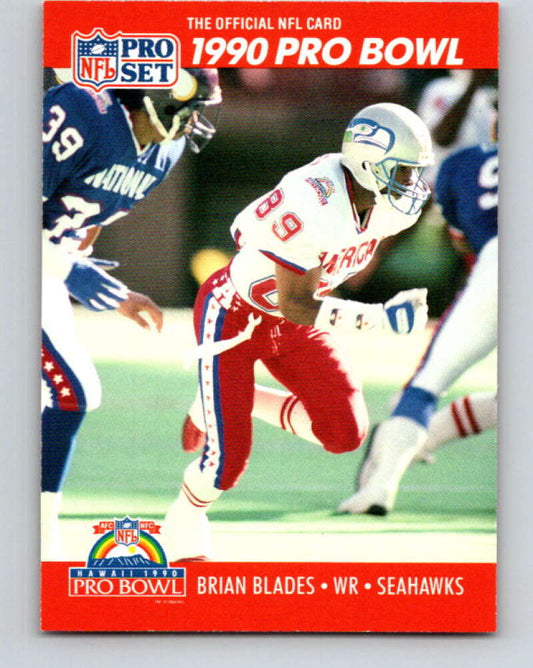 1990 Pro Set #335 Brian Blades Mint Seattle Seahawks  Image 1