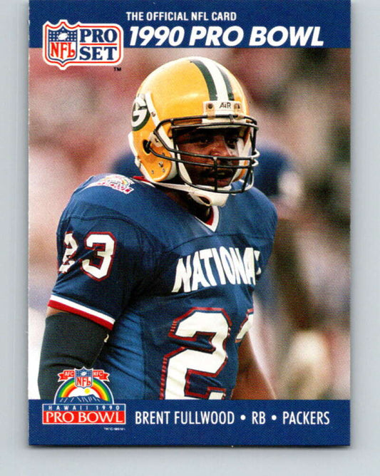 1990 Pro Set #390 Brent Fullwood Mint Green Bay Packers