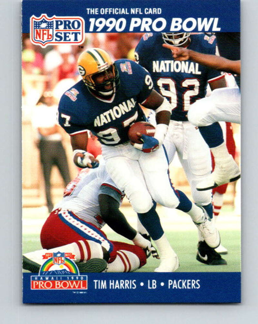 1990 Pro Set #393 Tim Harris Mint Green Bay Packers  Image 1