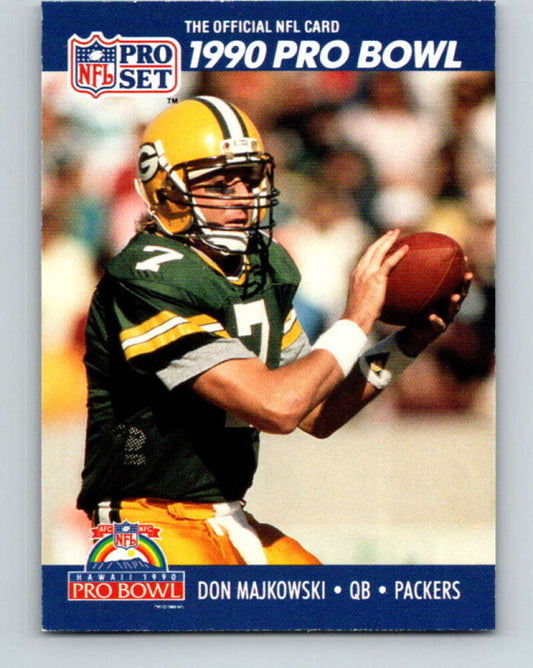 1990 Pro Set #401 Don Majkowski Mint Green Bay Packers  Image 1