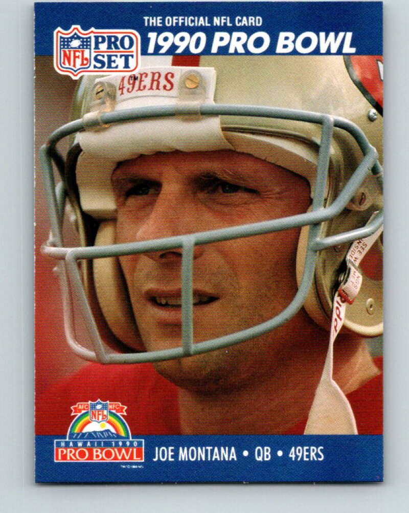 1990 Pro Set #408 Joe Montana Mint San Francisco 49ers