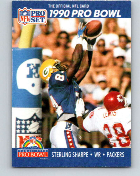 1990 Pro Set #415 Sterling Sharpe Mint Green Bay Packers  Image 1