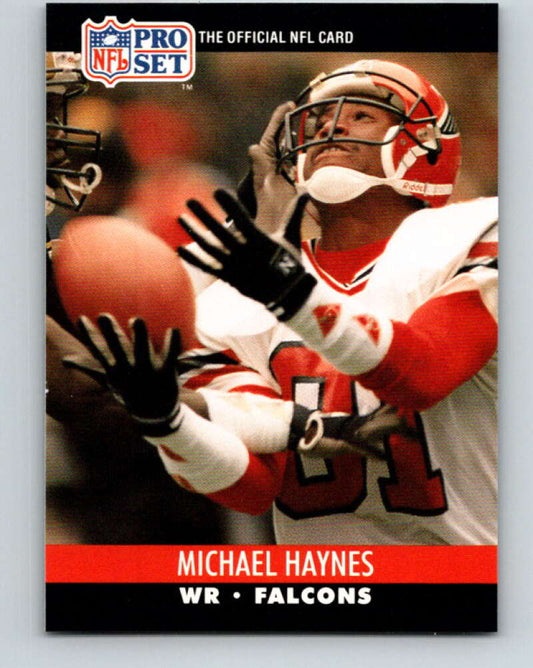 1990 Pro Set #431 Michael Haynes Mint RC Rookie Atlanta Falcons  Image 1