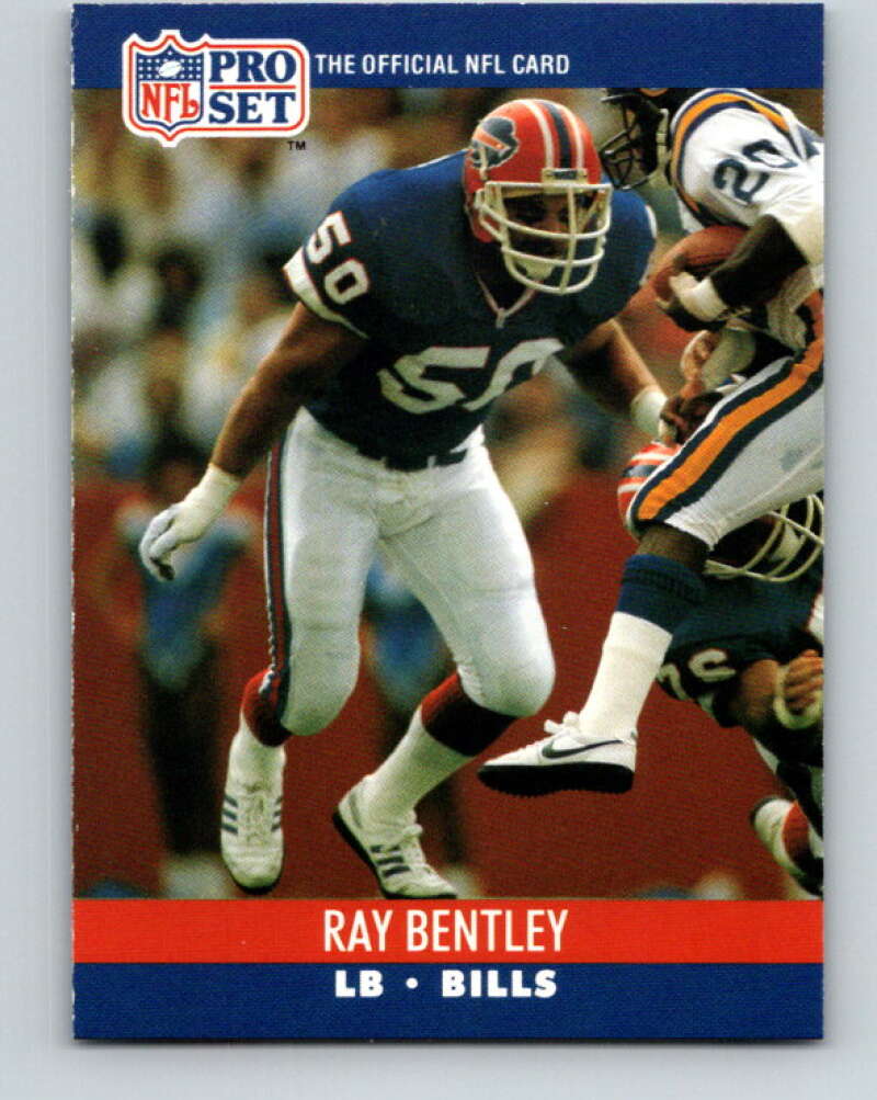 1990 Pro Set #436 Ray Bentley Mint Buffalo Bills  Image 1