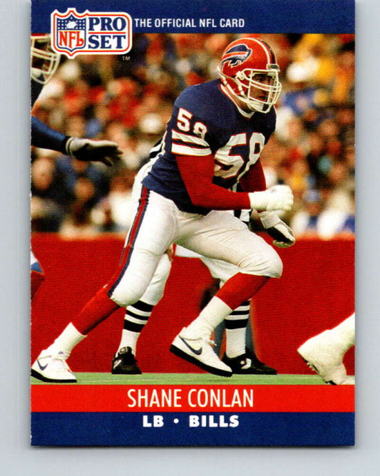 1990 Pro Set #437 Shane Conlan Mint Buffalo Bills  Image 1