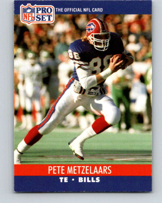 1990 Pro Set #439 Pete Metzelaars Mint Buffalo Bills  Image 1