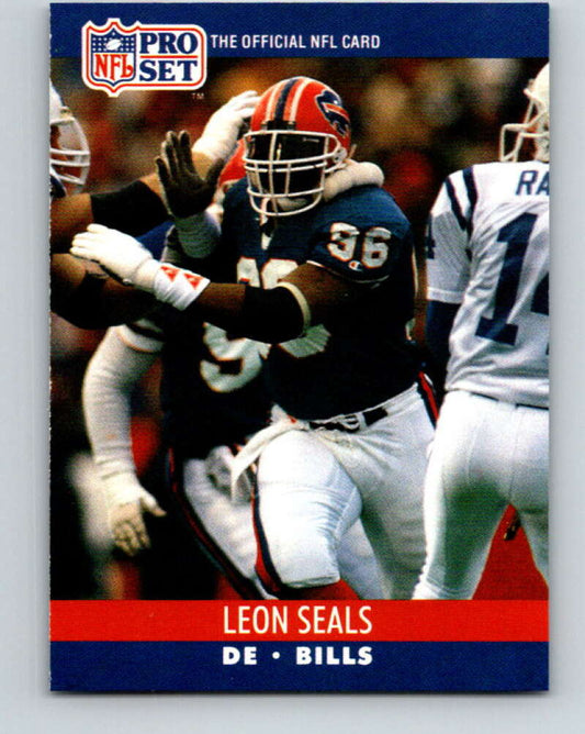 1990 Pro Set #442 Leon Seals Mint RC Rookie Buffalo Bills