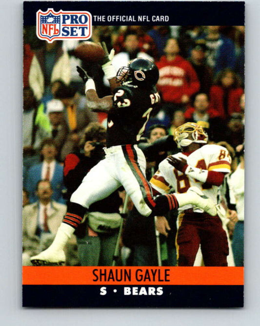 1990 Pro Set #450 Shaun Gayle Mint RC Rookie Chicago Bears