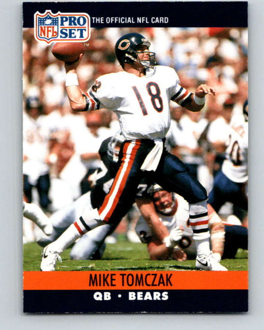1990 Pro Set #458 Mike Tomczak Mint Chicago Bears