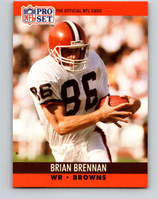 1990 Pro Set #470 Brian Brennan Mint Cleveland Browns  Image 1