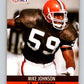 1990 Pro Set #472 Mike Johnson Mint Cleveland Browns  Image 1