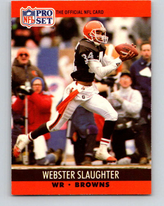 1990 Pro Set #477 Webster Slaughter Mint Cleveland Browns