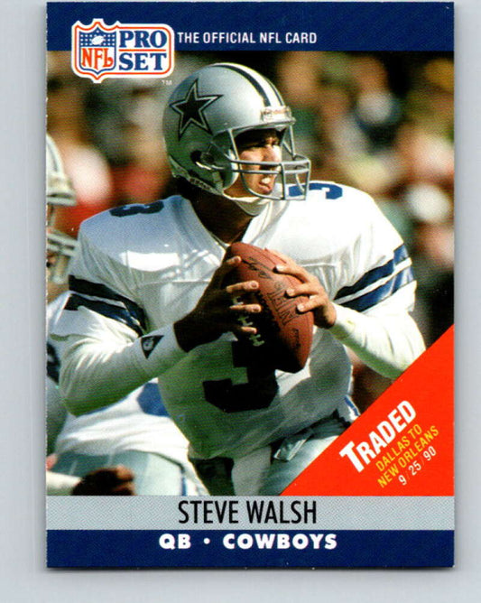 1990 Pro Set #484 Steve Walsh Mint New Orleans Saints  Image 1