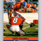 1990 Pro Set #492 David Treadwell Mint Denver Broncos  Image 1