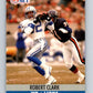 1990 Pro Set #494 Robert Clark Mint RC Rookie Detroit Lions  Image 1