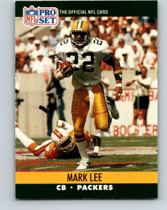 1990 Pro Set #503 Mark Lee Mint Green Bay Packers  Image 1
