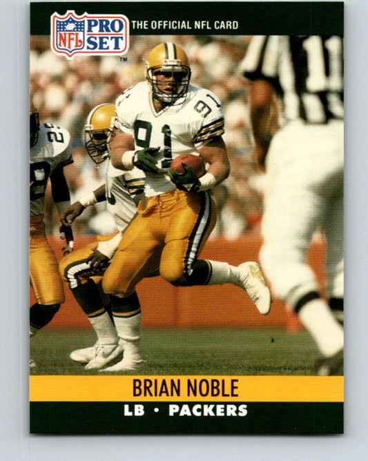 1990 Pro Set #505 Brian Noble Mint Green Bay Packers