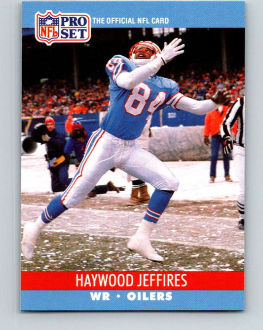 1990 Pro Set #511 Haywood Jeffires Mint RC Rookie Houston Oilers  Image 1