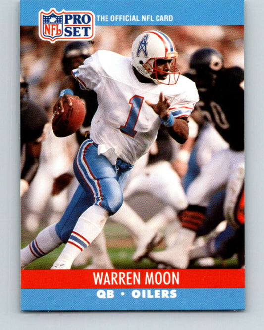 1990 Pro Set #517 Warren Moon Mint Houston Oilers