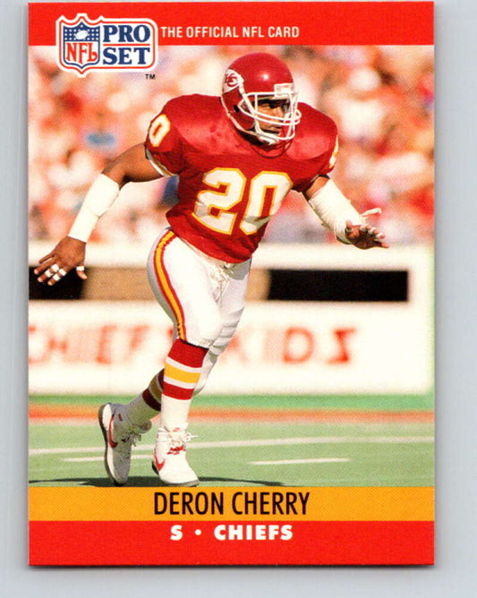 1990 Pro Set #527 Deron Cherry Mint Kansas City Chiefs