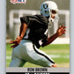 1990 Pro Set #541 Ron Brown Mint Los Angeles Raiders  Image 1