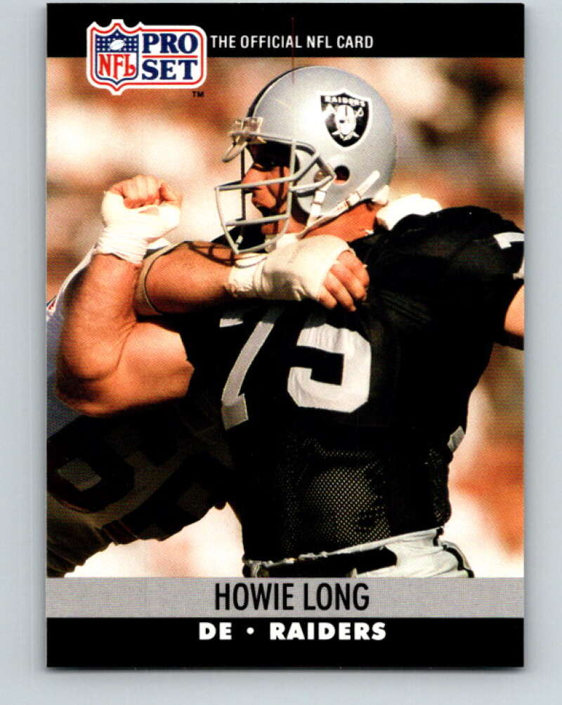 1990 Pro Set #545 Howie Long Mint Los Angeles Raiders