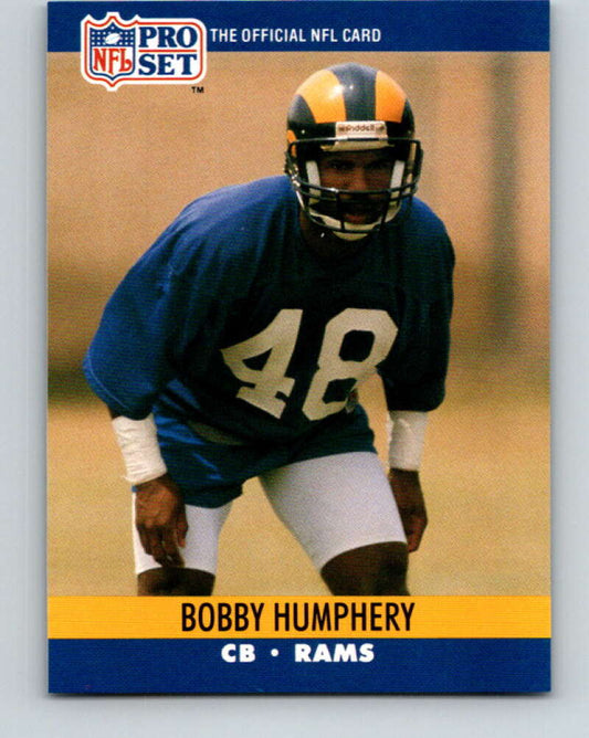 1990 Pro Set #551 Bobby Humphrey Mint Los Angeles Rams  Image 1