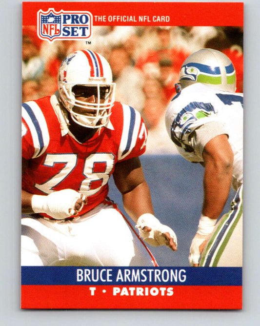 1990 Pro Set #575 Bruce Armstrong Mint New England Patriots