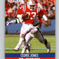 1990 Pro Set #579 Cedric Jones Mint RC Rookie New England Patriots  Image 1