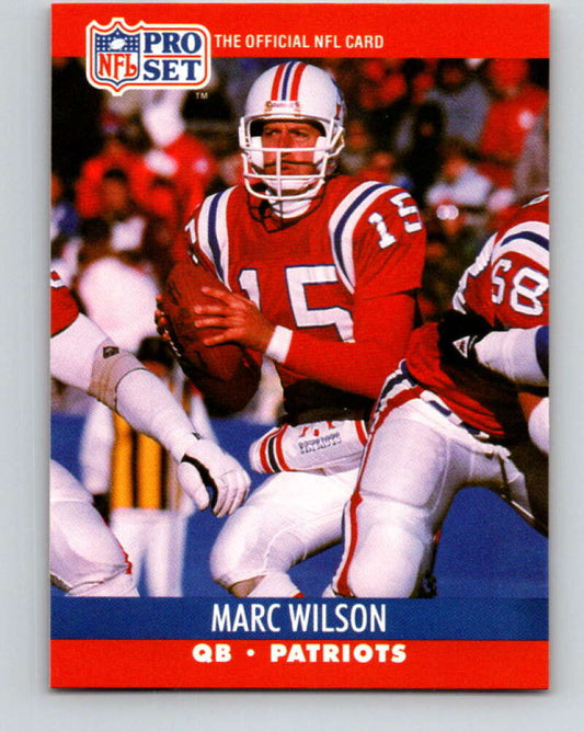 1990 Pro Set #584 Marc Wilson Mint New England Patriots