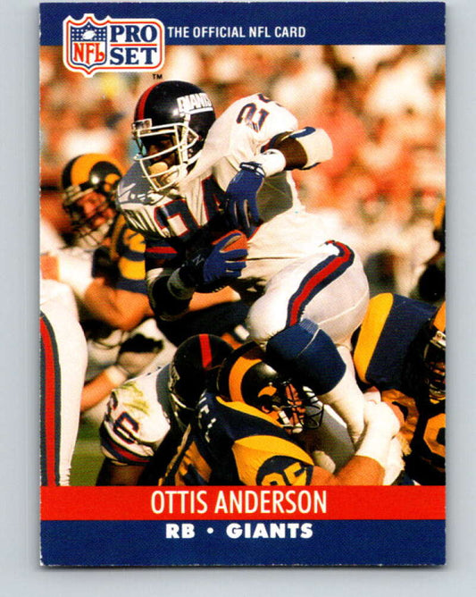 1990 Pro Set #591 Ottis Anderson Mint New York Giants