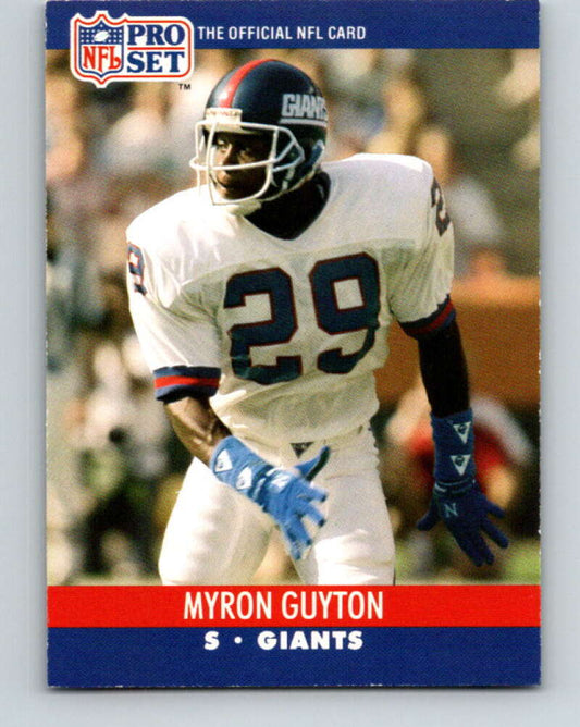 1990 Pro Set #595 Myron Guyton Mint New York Giants  Image 1