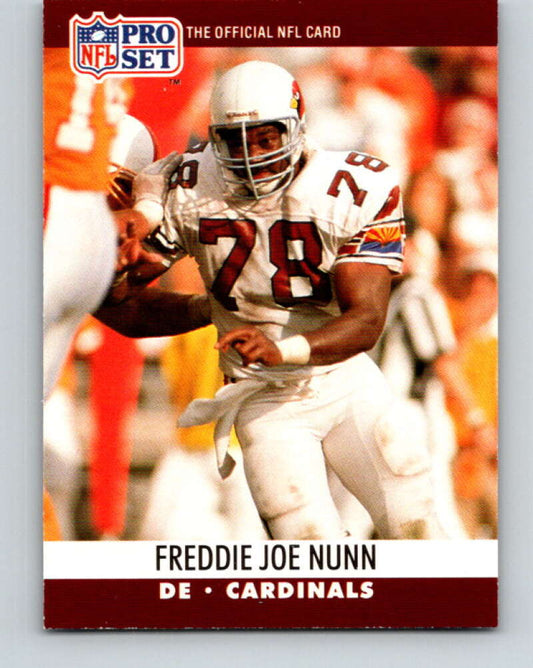1990 Pro Set #617 Freddie Joe Nunn Mint Phoenix Cardinals  Image 1
