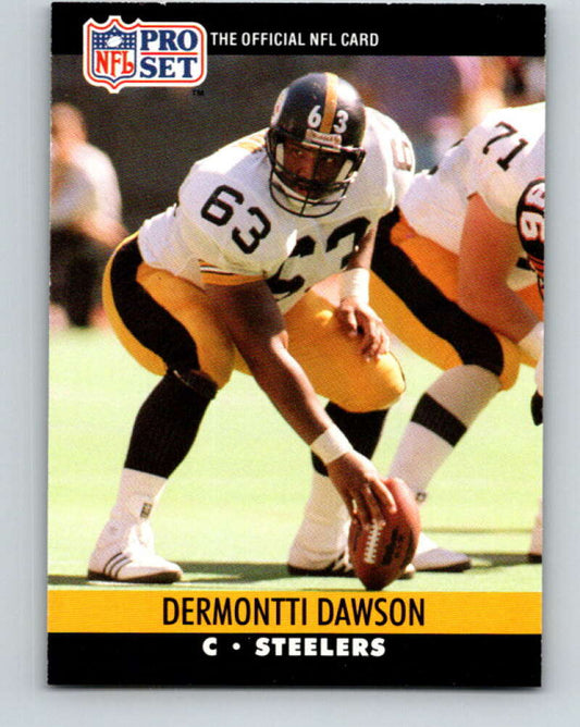 1990 Pro Set #621 Dermontti Dawson Mint Pittsburgh Steelers  Image 1