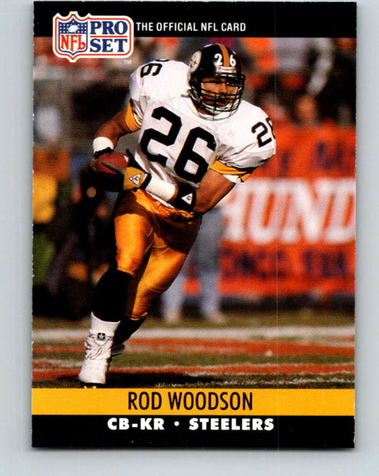 1990 Pro Set #626 Rod Woodson Mint Pittsburgh Steelers  Image 1