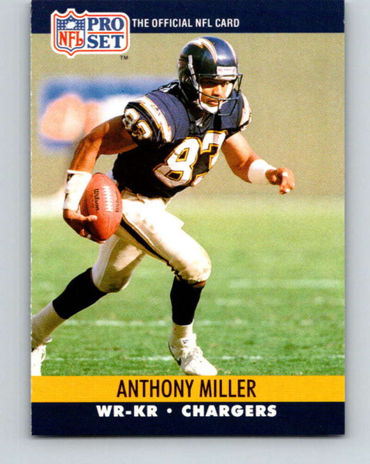 1990 Pro Set #630 Anthony Miller Mint San Diego Chargers  Image 1
