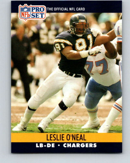 1990 Pro Set #632 Leslie O'Neal Mint San Diego Chargers  Image 1