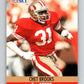 1990 Pro Set #636 Chet Brooks Mint RC Rookie San Francisco 49ers  Image 1