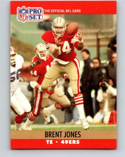 1990 Pro Set #639 Brent Jones Mint RC Rookie San Francisco 49ers