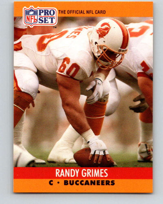 1990 Pro Set #654 Randy Grimes Mint Tampa Bay Buccaneers  Image 1