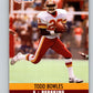 1990 Pro Set #661 Todd Bowles Mint RC Rookie Washington Redskins  Image 1